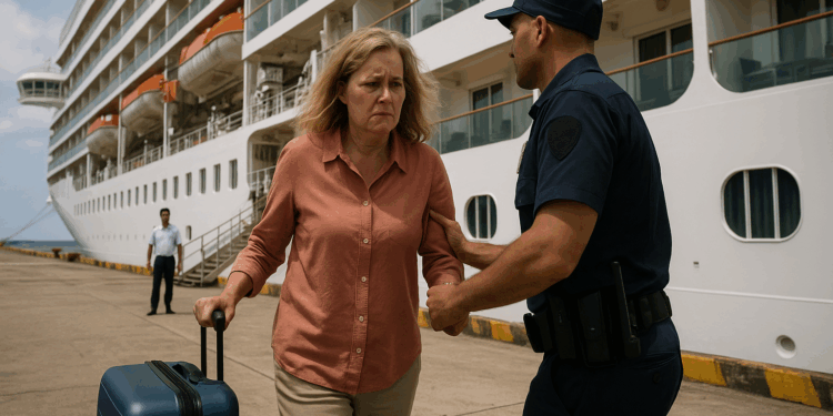 Fue expulsada de un crucero de lujo luego de que la tripulación se diera cuenta de sus constantes quejas - Noticias