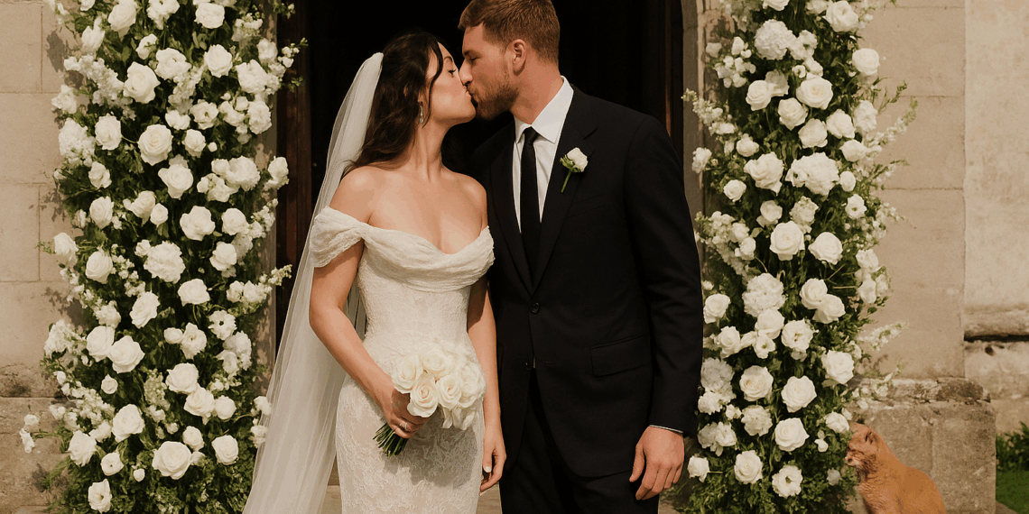 Singer Banks Wore a “Sexy and Romantic” Lace Vivienne Westwood Dress to Wed Lacrosse Star Drew Snider