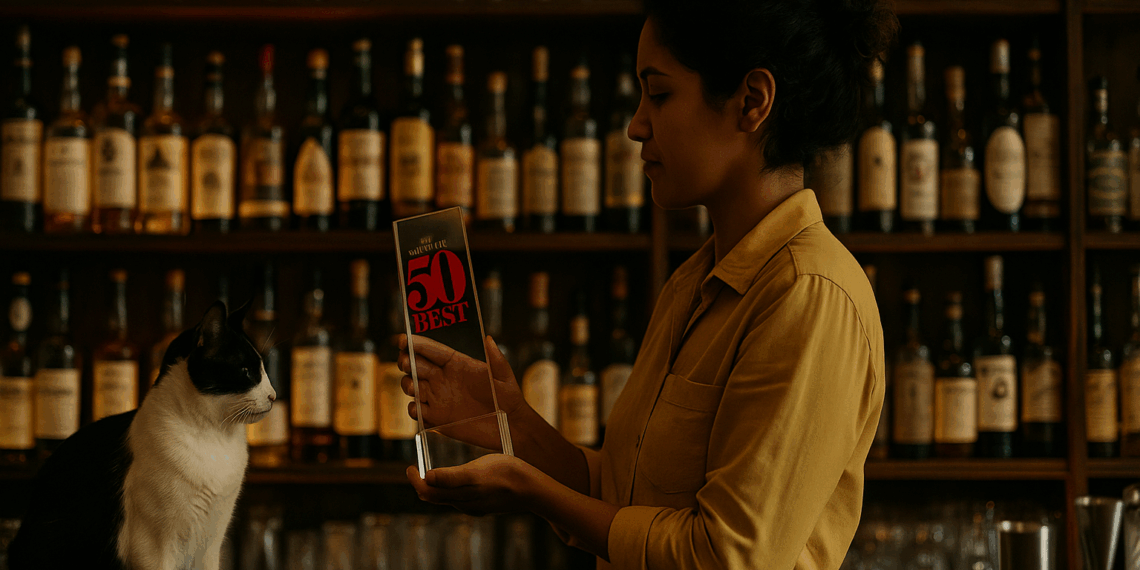 Lady Bee (Lima) triunfa en The World's 50 Best Bars y recibe el Michter's Art of Hospitality Award