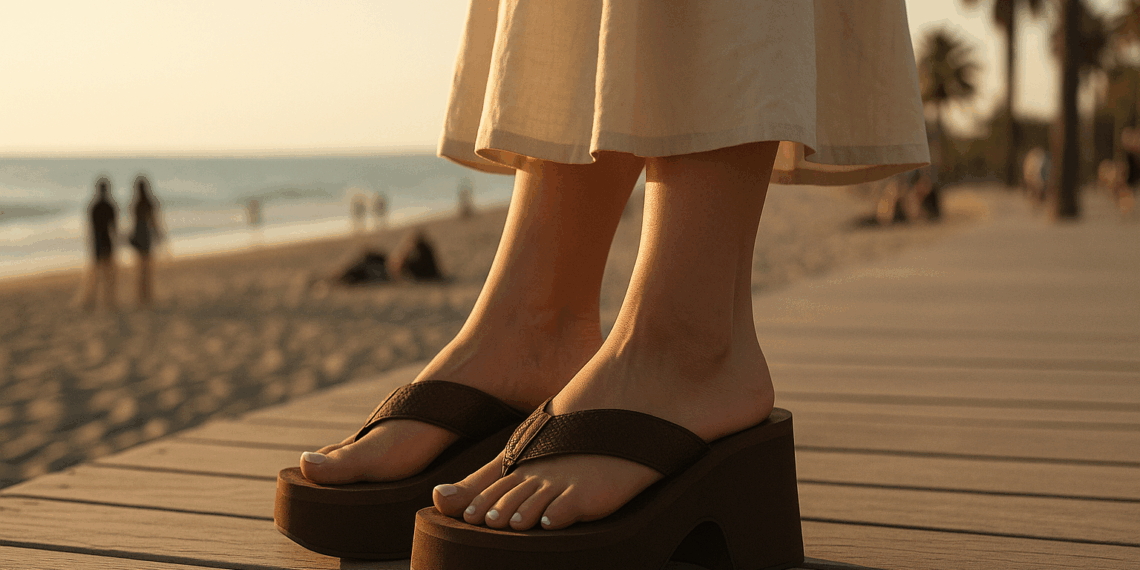 Anne Hathaway tiene las sandalias perfectas de los 2000 para despedirse del verano 2025