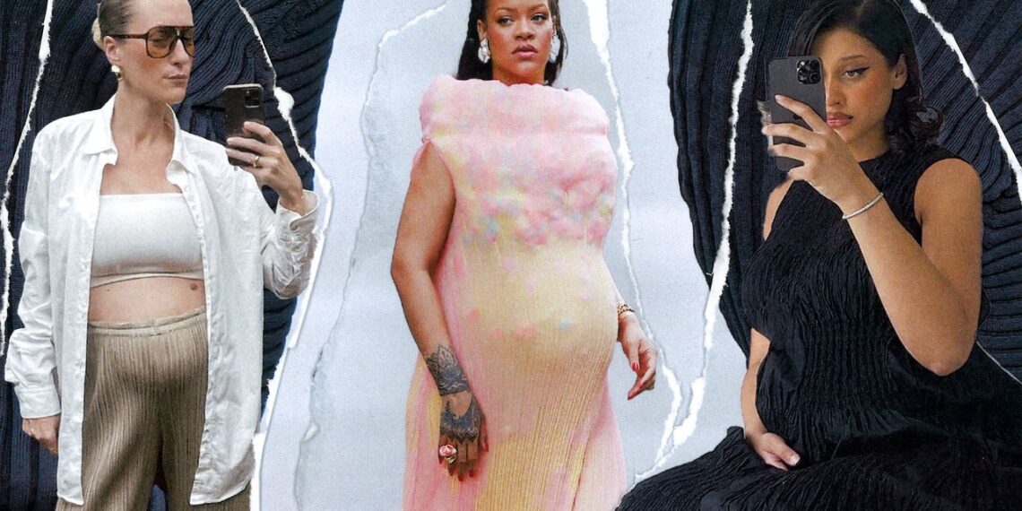 Issey Miyake’s Pleats Please Makes Maternity Dressing a Delight
