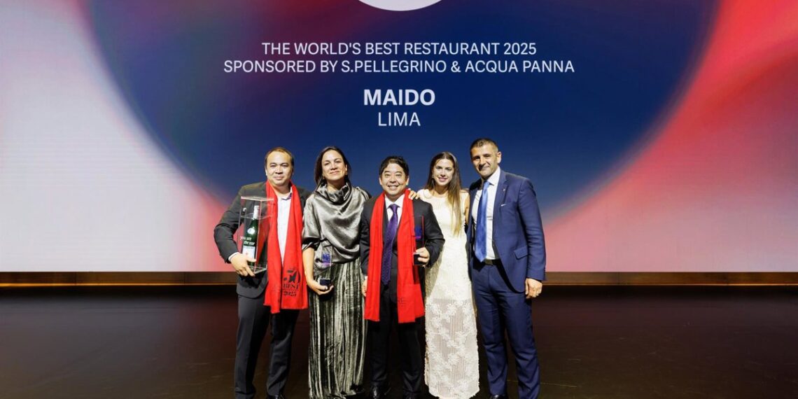 MAIDO, LIMA, ES NOMBRADO NO.1 EN LA LISTA THE WORLD'S 50 BEST RESTAURANTS 2025