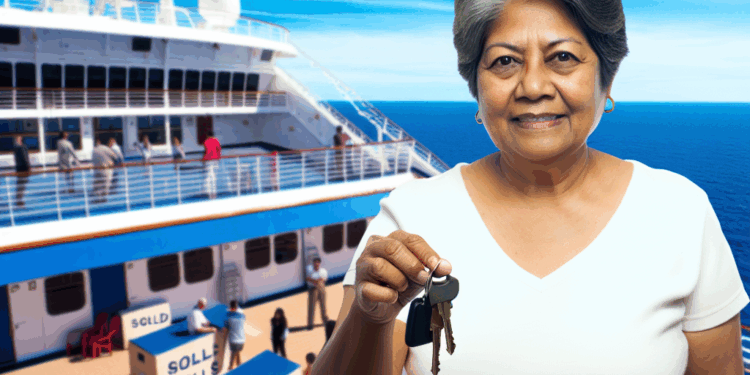 Una mujer prejubilada deja su vida atrás y vende todo para vivir en un crucero por tres años: “Los recuerdos quedaron grabados”