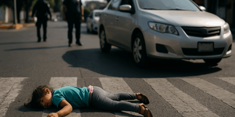 Menor de 3 años pierde la vida tras ser atropellada en crucero donde pedía dinero en Morelos