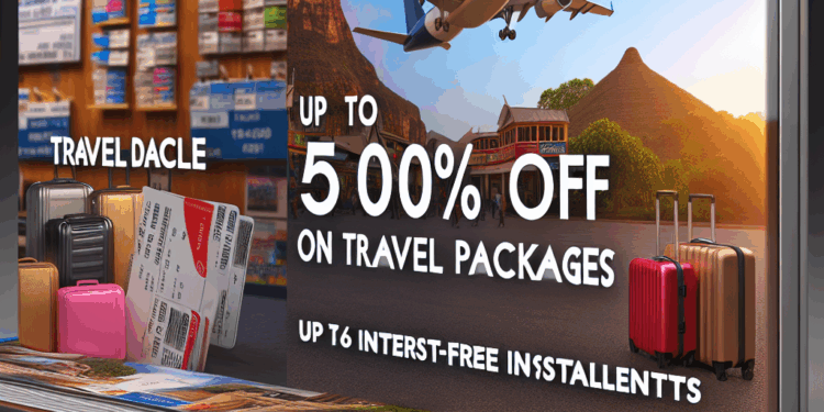 descuentos de hasta 50% off y hasta 6 cuotas sin interés para viajar