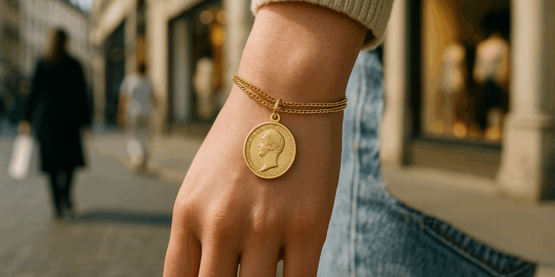 Pandora convierte una moneda antigua en el nuevo accesorio del 2025