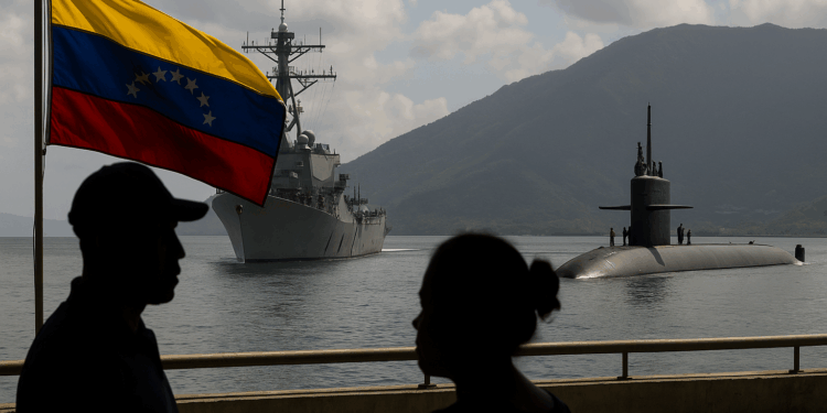 Crucero lanzamisiles y submarino estadounidense preocupan a Venezuela