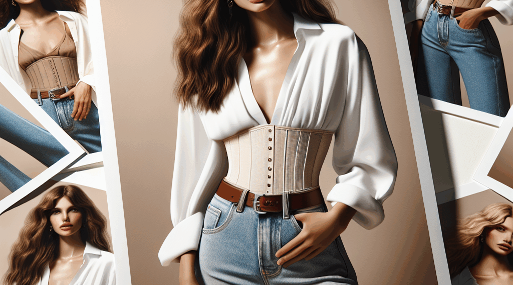 7 blusas largas color blanco elegantes para llevar con jeans acampanados en verano 2025
