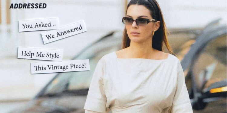 Addressed: SOS! Help Me Style This Vintage Piece—You Asked, We Answered