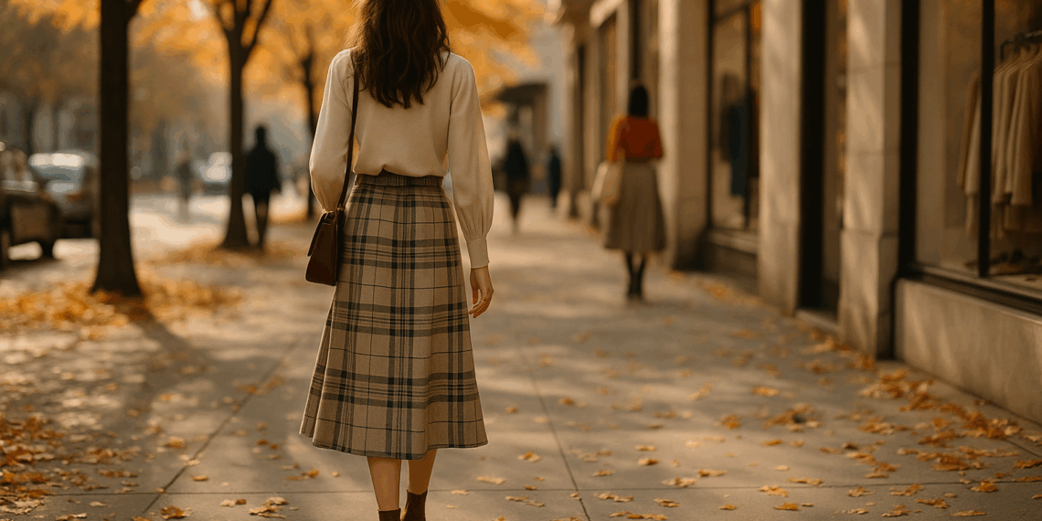 6 faldas para llevar con blusas elegantes en otoño 2025