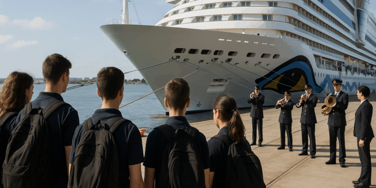 AIDA Cruises recibe a nuevos aprendices y un reconocimiento