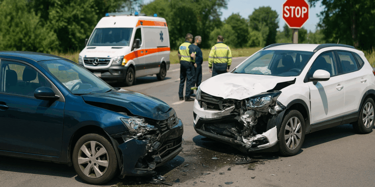 Nayarit Noticias | Se reporta choque en el crucero «El Siesta»; Hay tres lesionados
