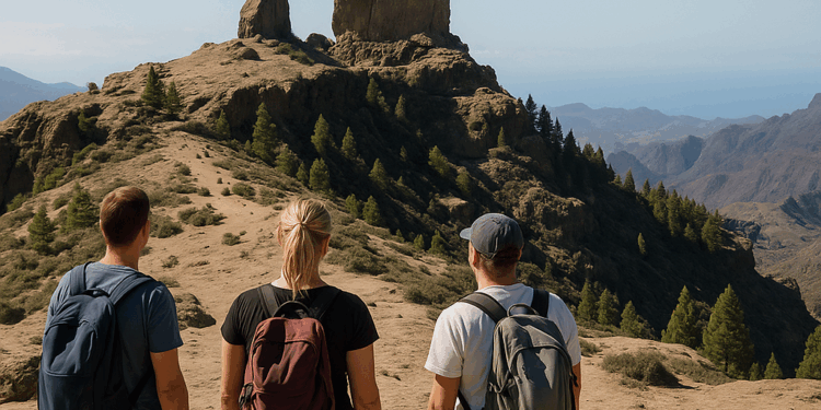 Agentes de viajes alemanes redescubren Gran Canaria por la cumbre