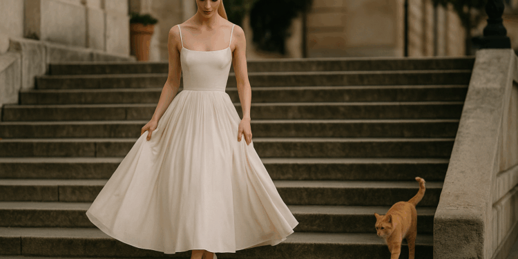 Anya Taylor-Joy encarna una Cenicienta moderna con este vestido Dior y zapatos blancos puntiagudos