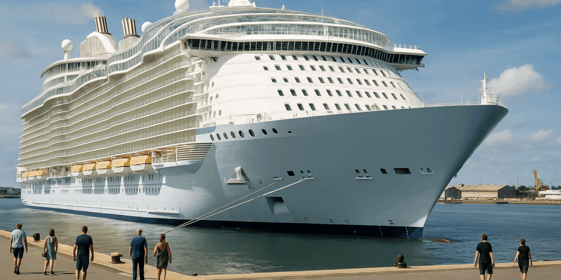 Así es el barco de cruceros más grande del mundo (desplaza más de 250.000 toneladas)