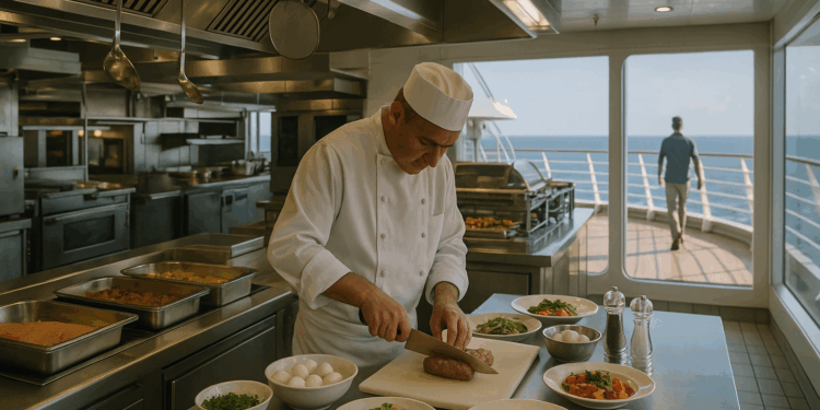 así son las entrañas de uno de los cruceros con mejor gastronomía a bordo