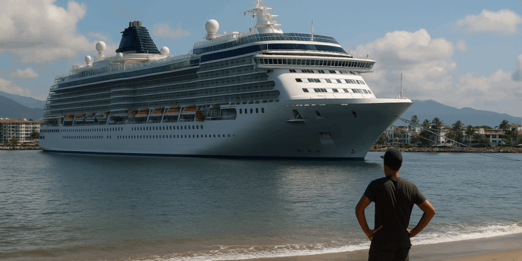 Atraca el penúltimo crucero del mes en Puerto Vallarta