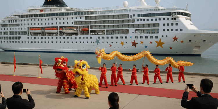 StarCruises celebra llegada inaugural de uno de sus cruceros a Xiamen