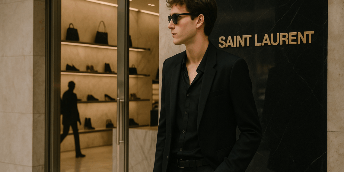 In Saint Laurent, Christopher Briney Has 100% Found His Look