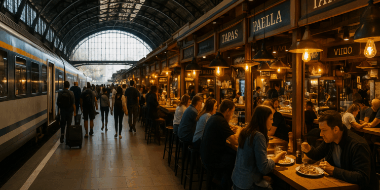 5000 pasajeros y 40 restaurantes