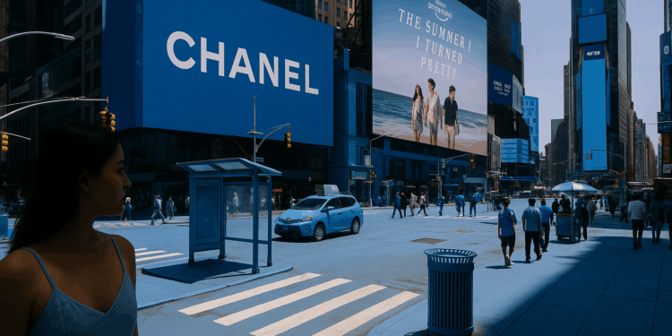 Chanel Turned New York Blue—And "The Summer I Turned Pretty Boys Showed Up"