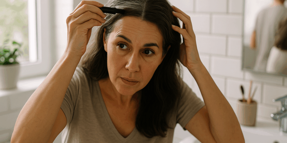 How to Cover Gray Hair Without Permanent Dye