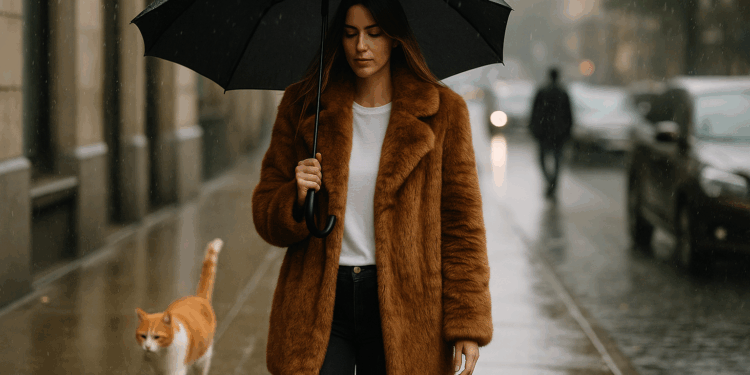 Triunfa con tu chamarra de cuero y una camiseta blanca, no importa si llueve o sale el sol