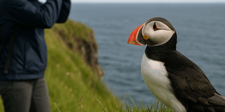 Las claves para avistar al frailecillo atlántico, el pájaro más emblemático de Islandia