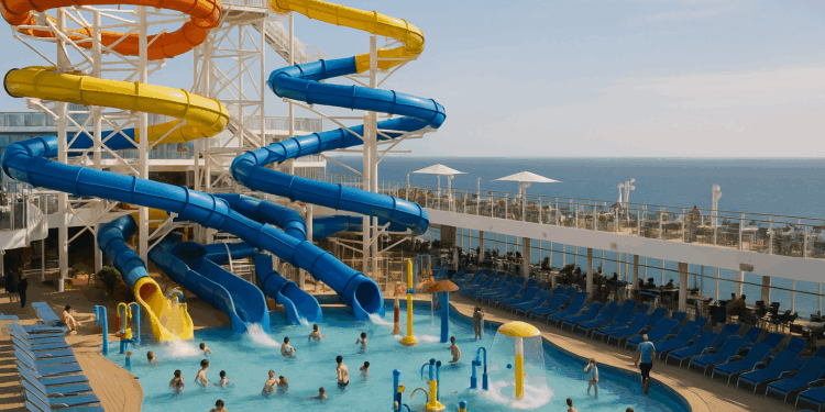 tiene parque acuático de récord, 23 restaurantes y puede acoger hasta 7.600 pasajeros