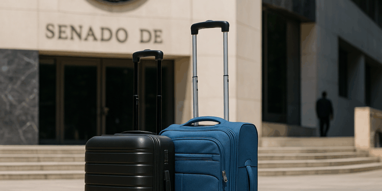 Luego de viajes de Noroña a Europa en clase premier, Senado se aprieta el cinturón