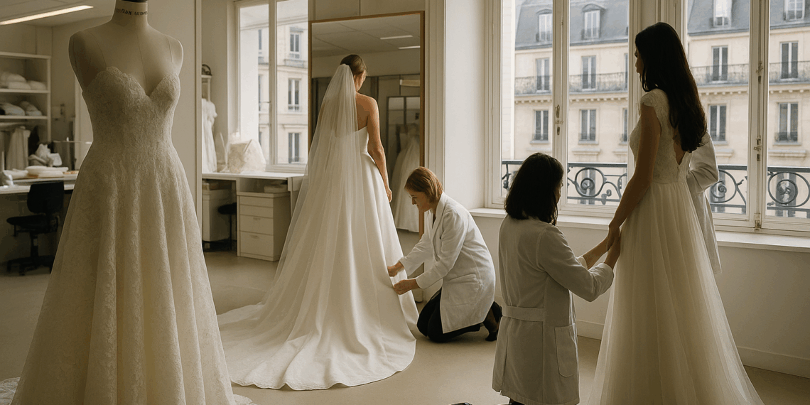 Inside Chloë Grace Moretz and Kate Harrison’s Final Wedding Dress Fittings at the Louis Vuitton Atelier in Paris