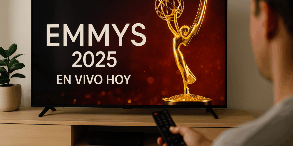 Dónde y a qué hora ver los Emmys 2025 EN VIVO HOY