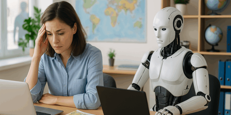 El 44% de los agentes de viajes temen que la IA les pueda sustituir