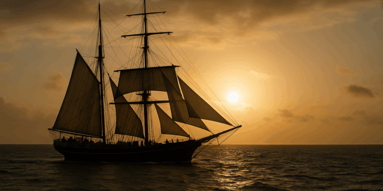 el crucero donde ‘Volver al Futuro’ viaja en el tiempo sobre el mar