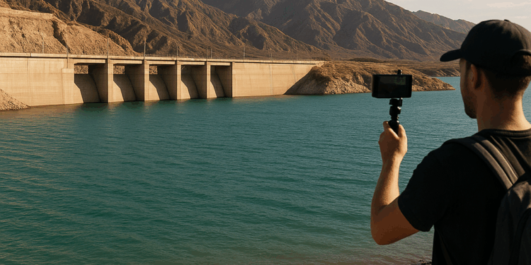 El Dique Cuesta del Viento, reconocido por un influencer entre los mejores del mundo