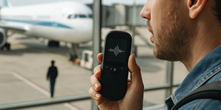 el Traductor Q1 con voz real para tus viajes y negocios