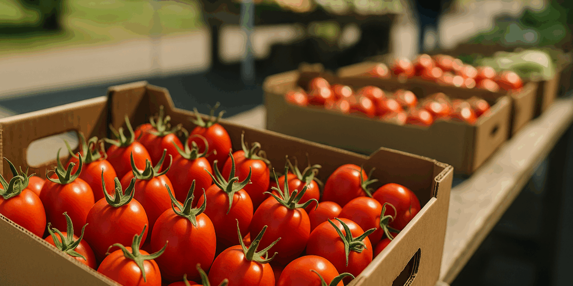 "Parece que hay más demanda que oferta de tomates Red Egg"