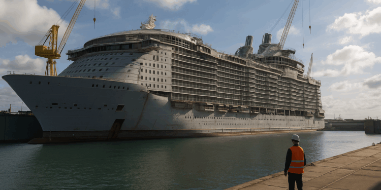 La leyenda de los mares de Royal Caribbean alcanza un hito clave a medida que la construcción progresa hacia el lanzamiento de 2026: necesitas saber