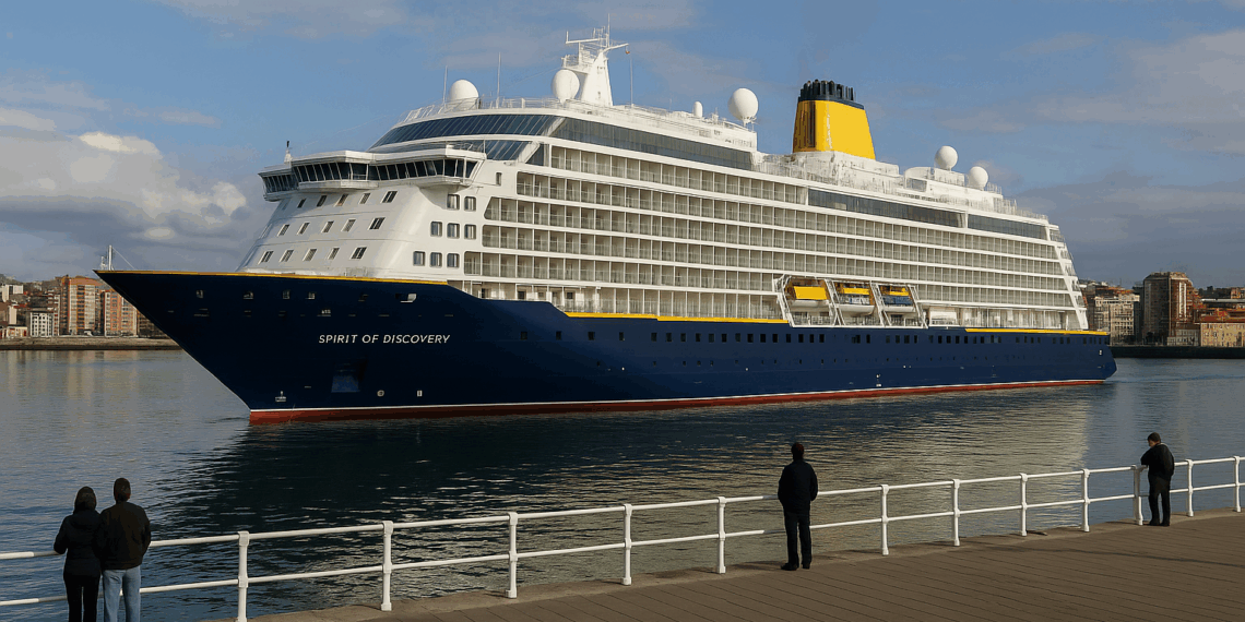 El crucero Spirit of Discovery llega este lunes a Gijón