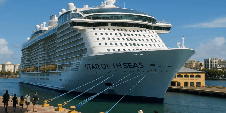 El crucero Star of the Seas arriba por primera vez a San Juan