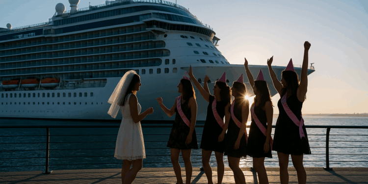 El crucero más grande del mundo se meta en el viaje de soltera