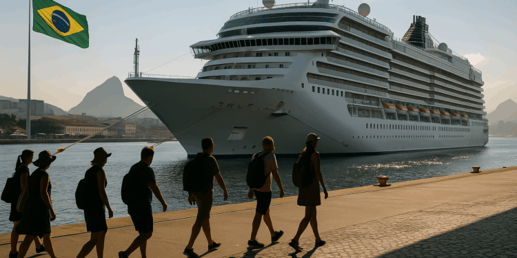 La temporada de cruceros 24/25 generó R$ 5.43 mil millones en la economía brasileña.
