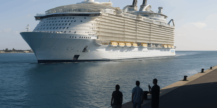 Es oficial: el crucero más grande del mundo ya está en el mar