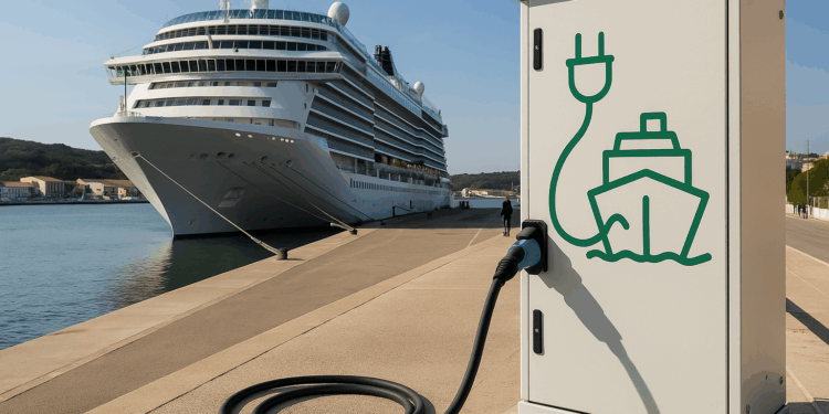 El muelle de cruceros de Maó también será electrificado para mitigar las molestias por ruido
