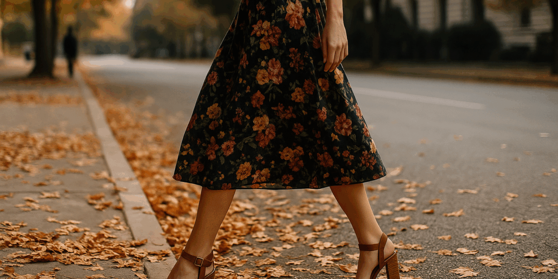 Dua Lipa se aferra al verano con sandalias de tacón y falda de flores en otoño 2025