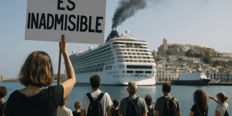 Vídeo: Vecinos y trabajadores de las zonas de es Botafoc, s'Illa Plana, Talamanca y el paseo marítimo de Ibiza sufren "demasiado a menudo" un calvario provocado por el humo que sale de las chimeneas de los cruceros y los grandes buques
