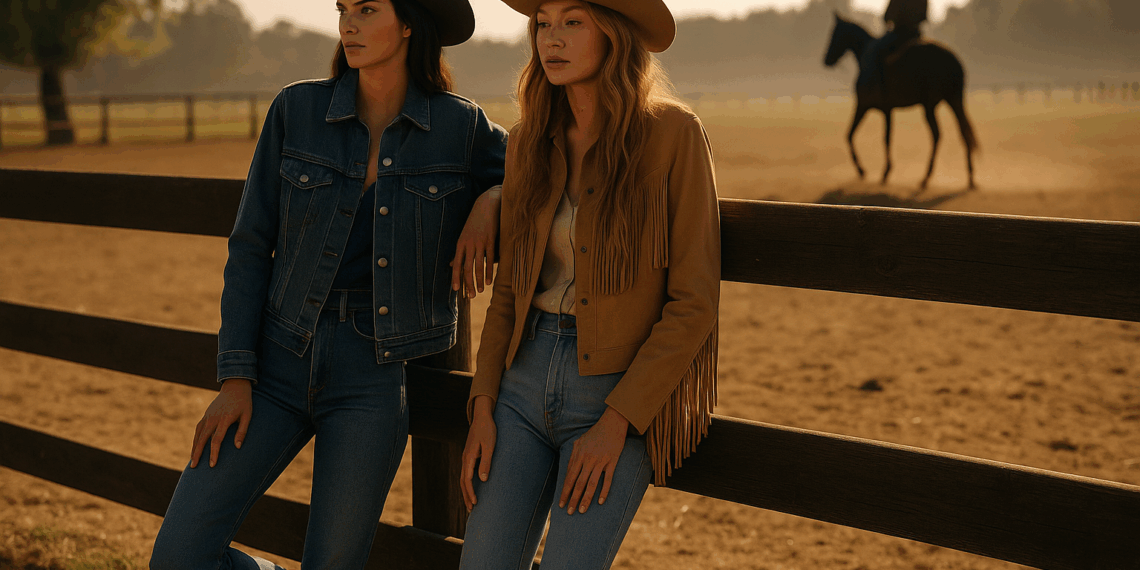 Shop Kendall Jenner and Gigi Hadid’s Cowgirl-Inspired Looks From Vogue’s October Cover