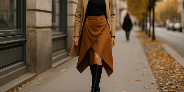 Cómo llevar faldas asimétricas según las tendencias de Otoño-Invierno 2025