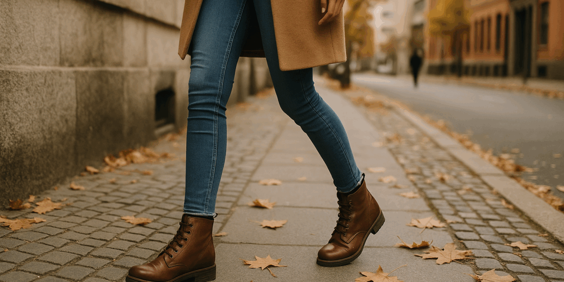 Cómo llevar botas y jeans este otoño 2025, según el street style