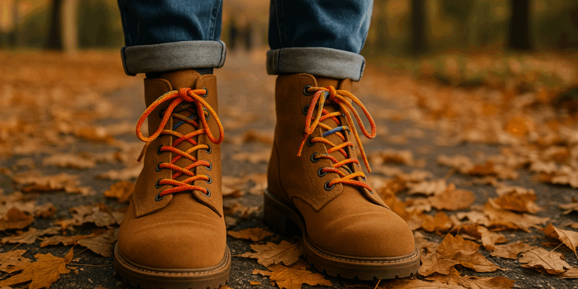 Cómo llevar zapatos con calcetas de colores en otoño 2025